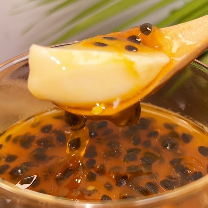Bước 4 Thành phẩm Panacotta chanh dây (Công thức được chia sẻ từ TikTok Cách Nấu Ngon cùng Cách Nấu Ngon)
