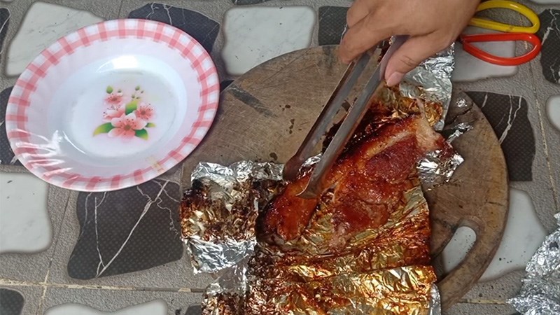 thịt nướng giấy bạc