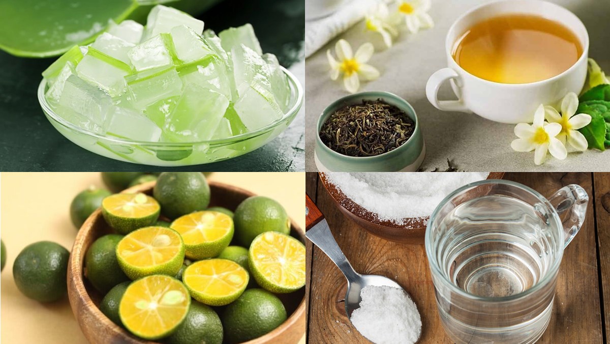Nguyên liệu món ăn trà tắc nha đam