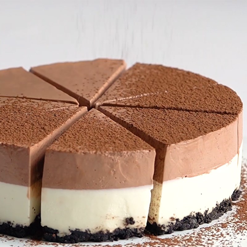 Bước 5 Trang trí Cheesecake cà phê oreo