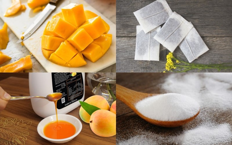5 công thức làm trà xoài thơm mát, dễ thực hiện ngay tại nhà 72 Nguyên liệu món ăn trà xoài