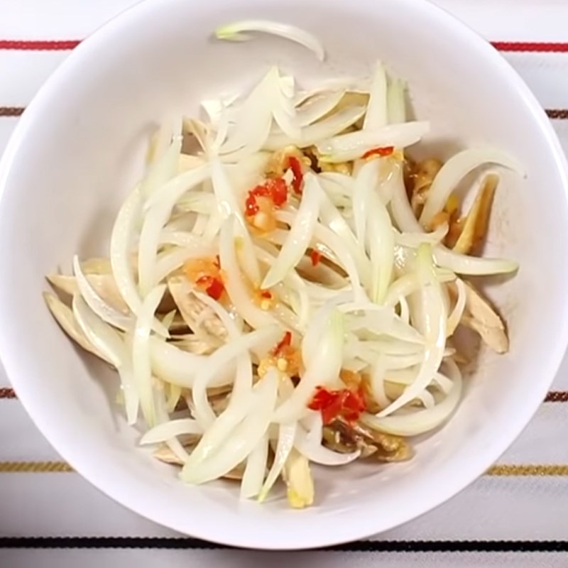 Bước 6 Trộn gà Cơm gà Phú Yên