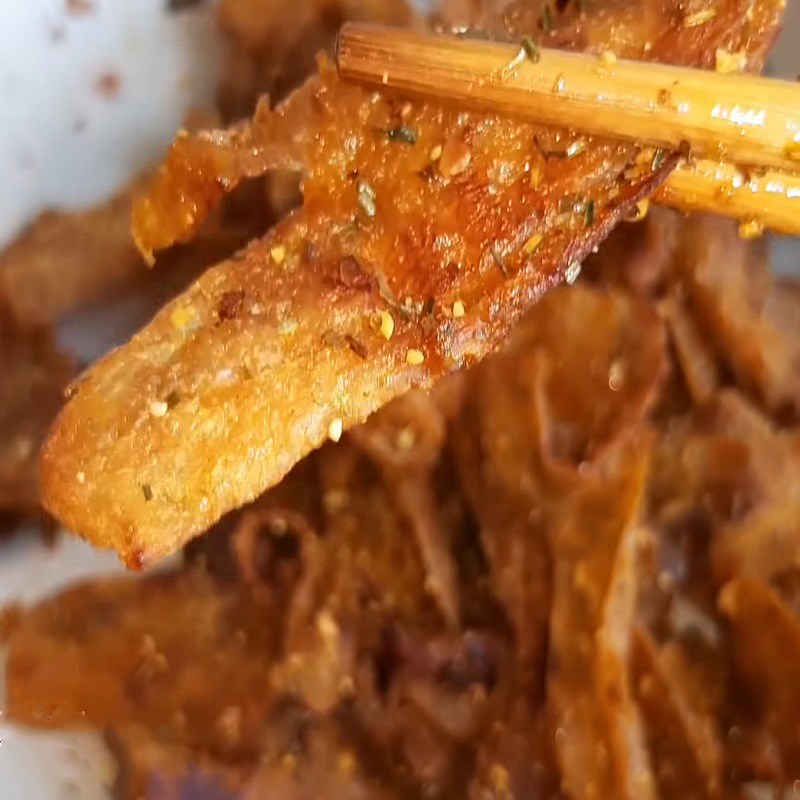 Bước 4 Trộn gia vị và sấy khô bò Khô bò chay từ sườn non