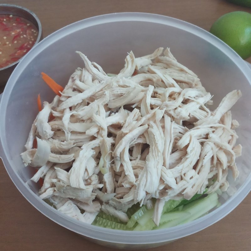 Bước 5 Trộn gỏi Gỏi ức gà