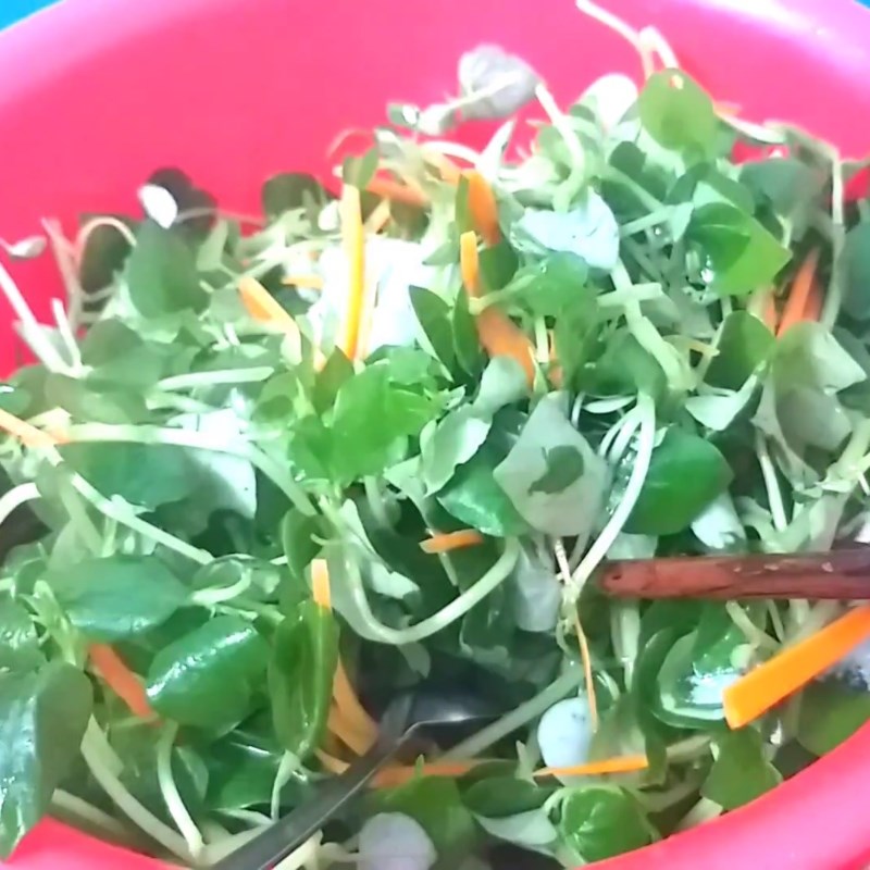 Bước 4 Trộn gỏi Gỏi rau càng cua ức vịt