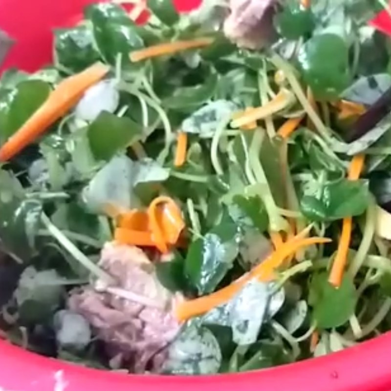 Bước 4 Trộn gỏi Gỏi rau càng cua ức vịt