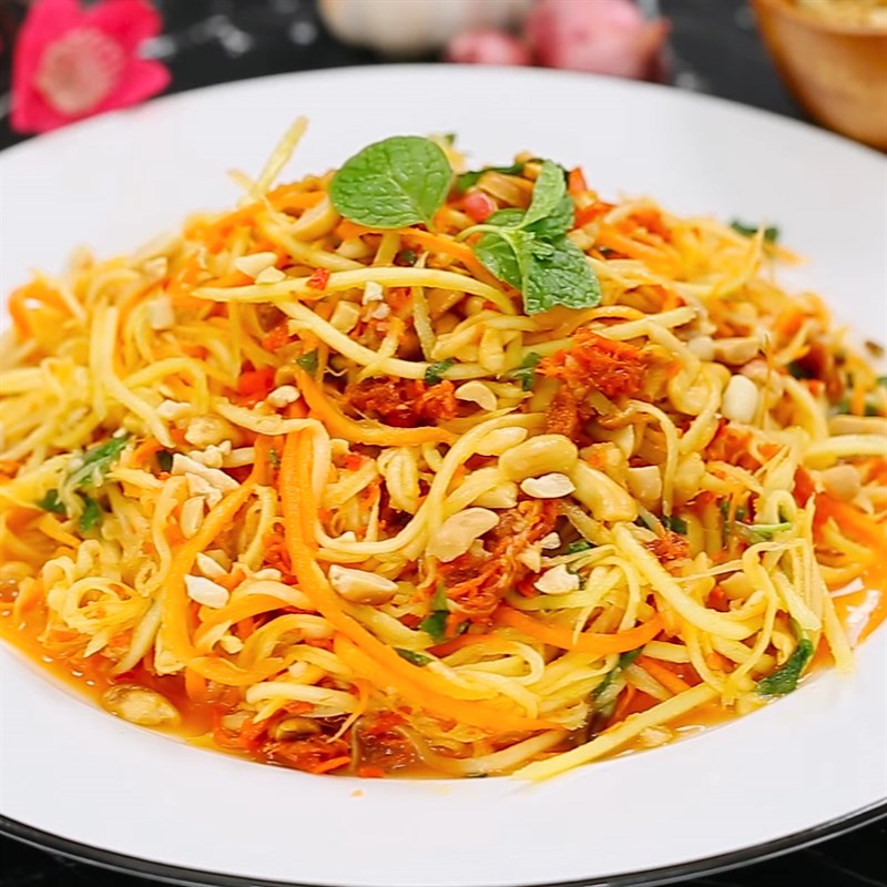 Bước 4 Thành phẩm Gỏi xoài bò khô