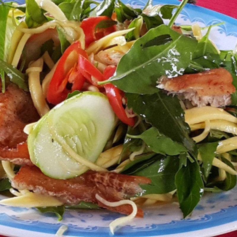 Bước 3 Trộn gỏi và thưởng thức Gỏi sầu đâu khô cá sặc