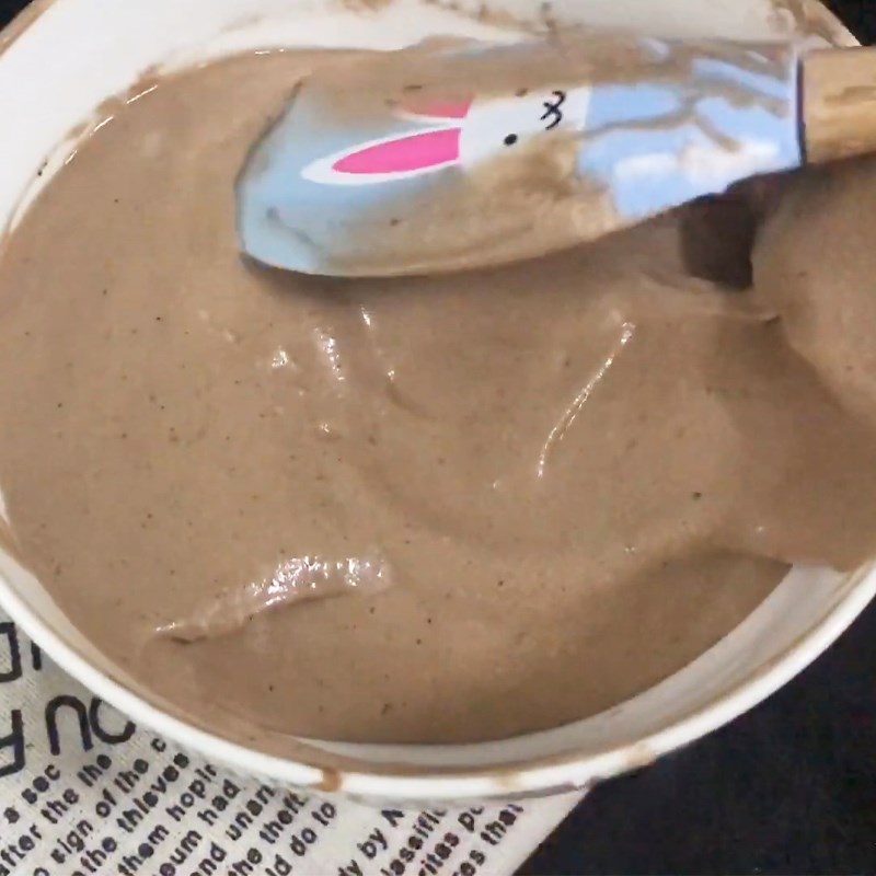 Bước 3 Trộn hỗn hợp làm cốt bánh Bánh milo kem mặn (kem cheese)
