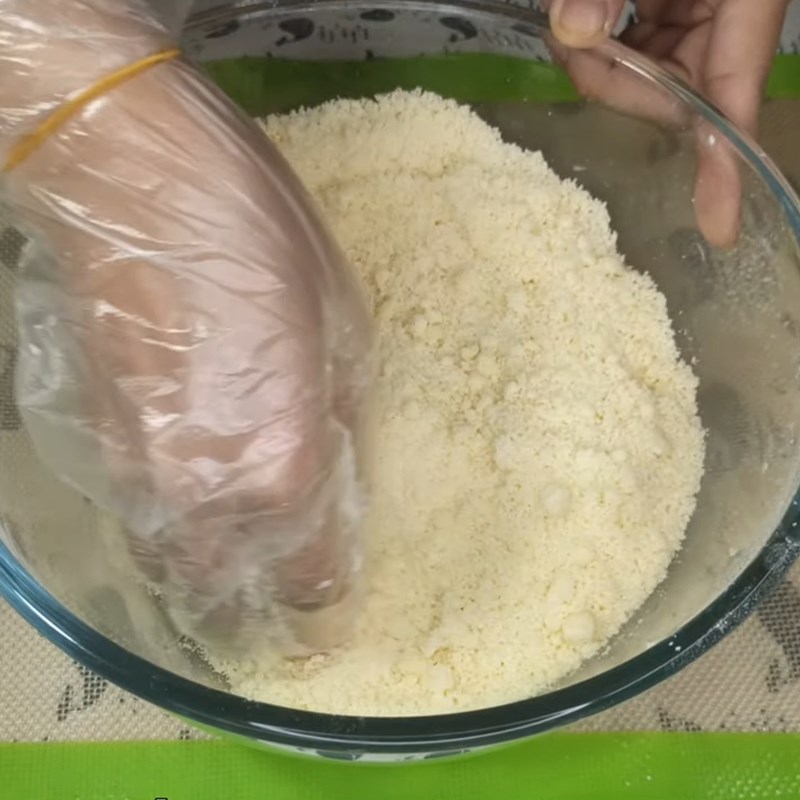 Bước 1 Trộn hỗn hợp bột bánh Bánh quy bơ sữa cosy