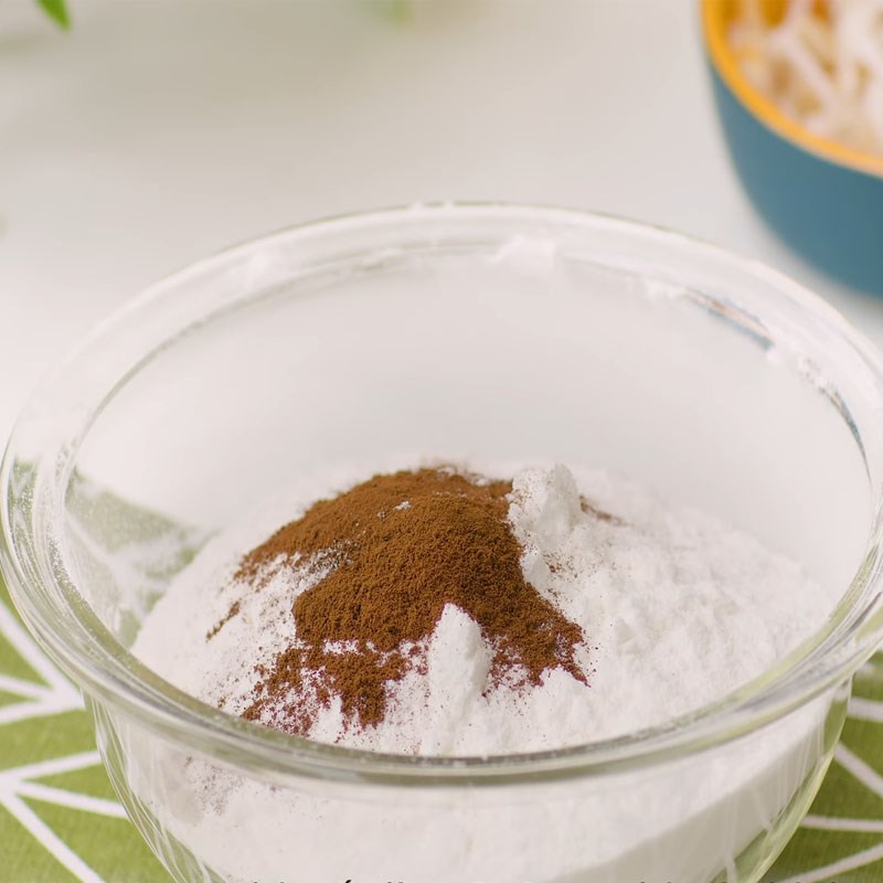 Bước 2 Trộn hỗn hợp làm kẹo Kẹo nougat sữa dừa cà phê