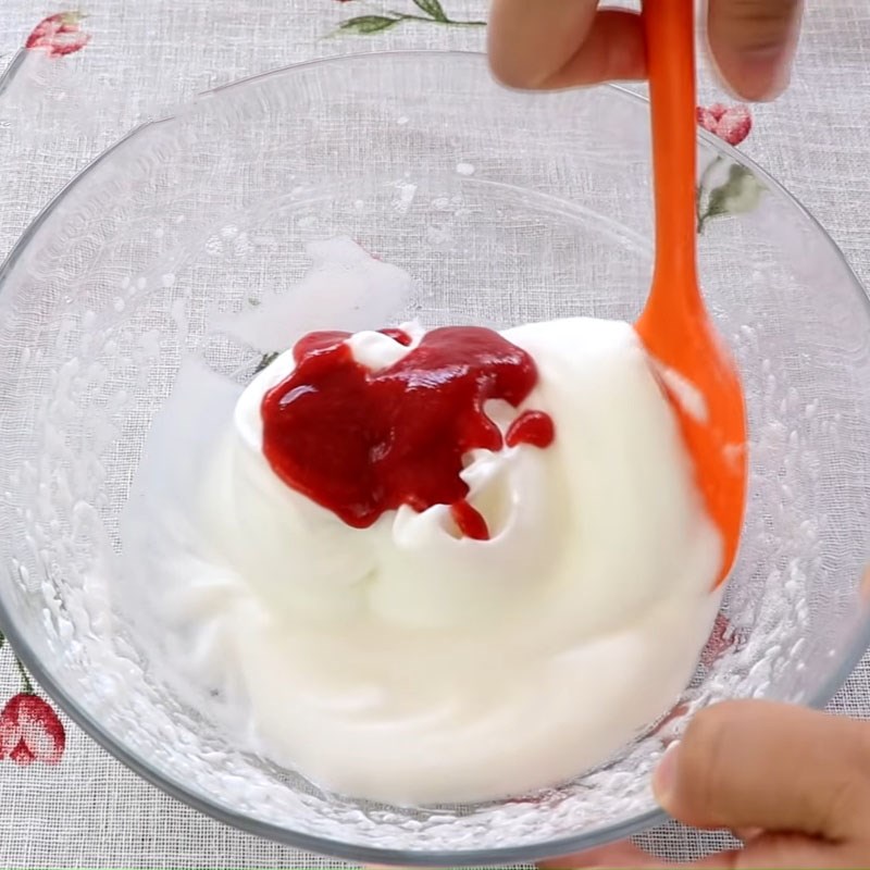Bước 3 Trộn hỗn hợp trứng Bánh trái cây khô - fruit cake