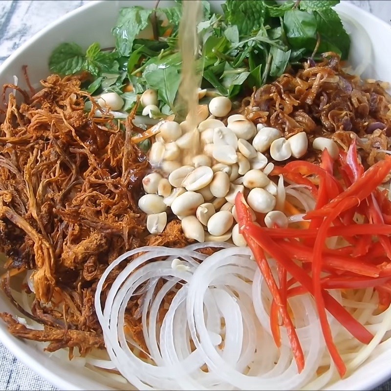 Bước 4 Làm nộm đu đủ Nộm đu đủ bò khô