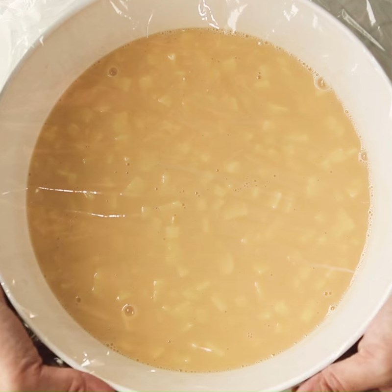 Bước 2 Trộn phô mai Kem phô mai - cheese ice cream
