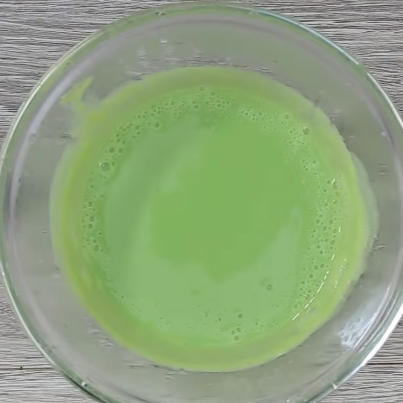 Bước 2 Trộn sữa chua Thạch sữa chua matcha