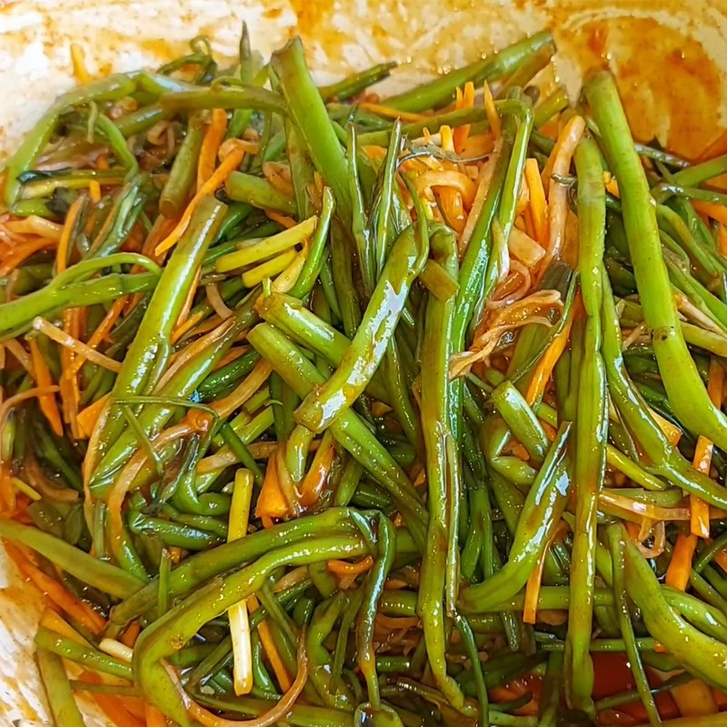 Bước 5 Trộn và ủ kim chi Kim chi rau muống