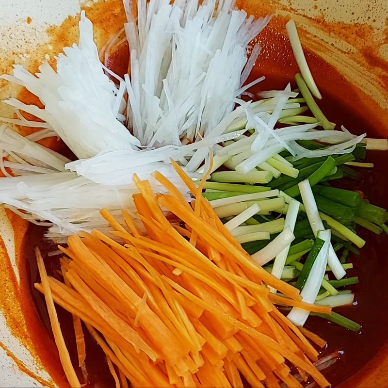 Bước 5 Trộn và ủ kim chi Kim chi rau muống
