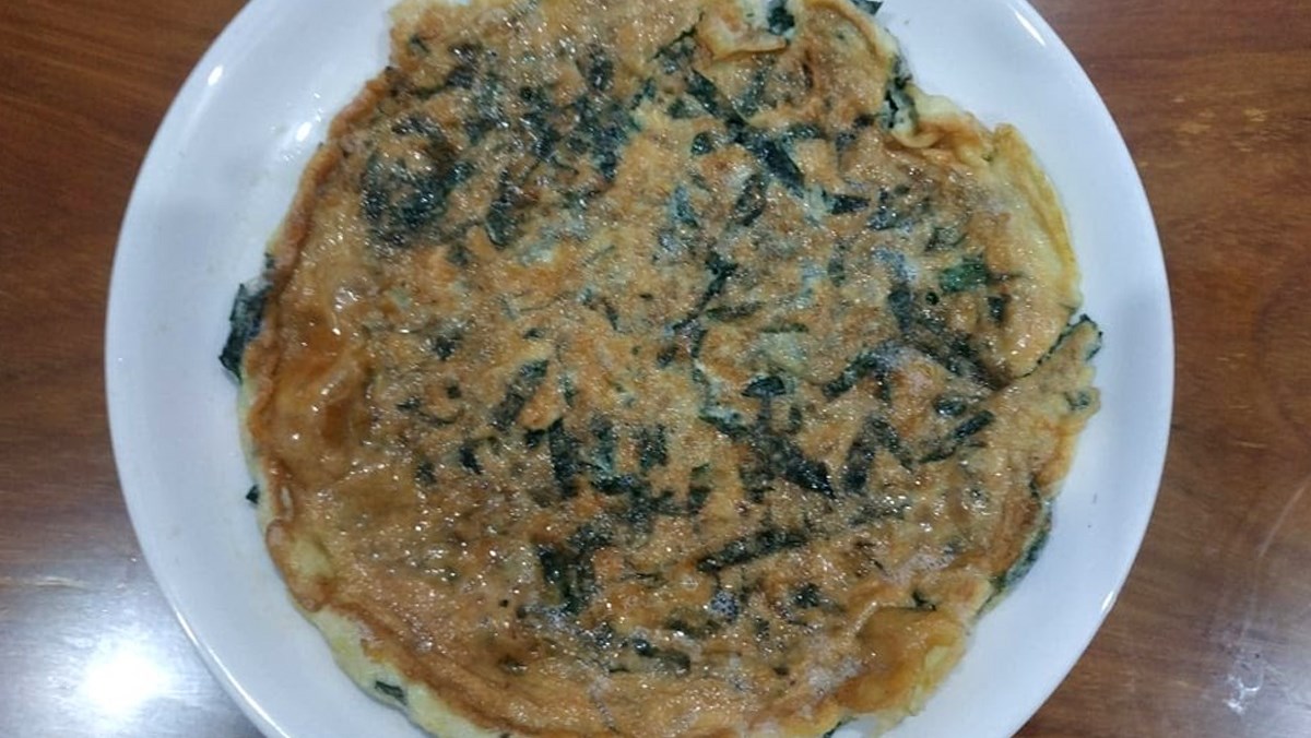 Trứng chiên lá lốt