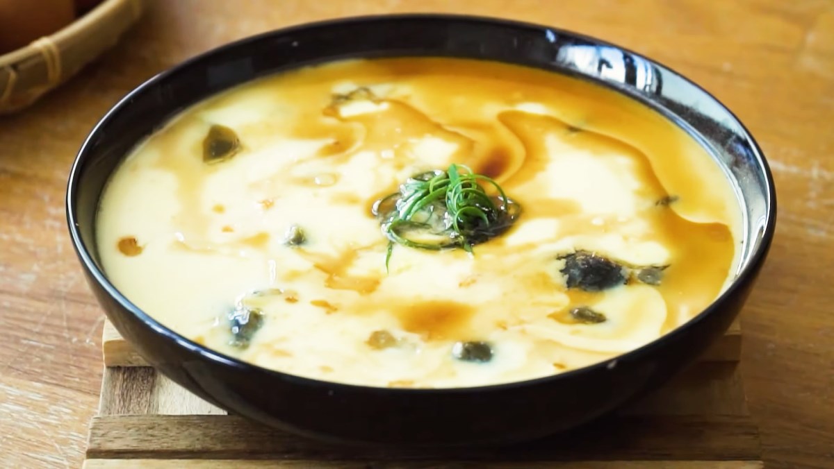 Trứng hấp thịt băm