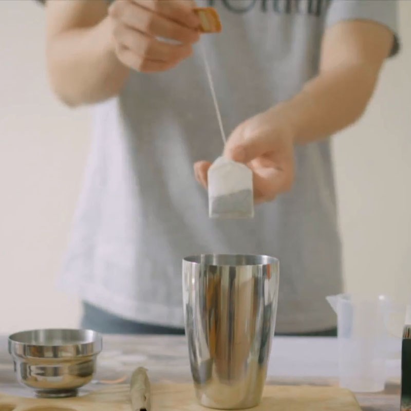 Bước 1 Ủ trà Trà cam quế