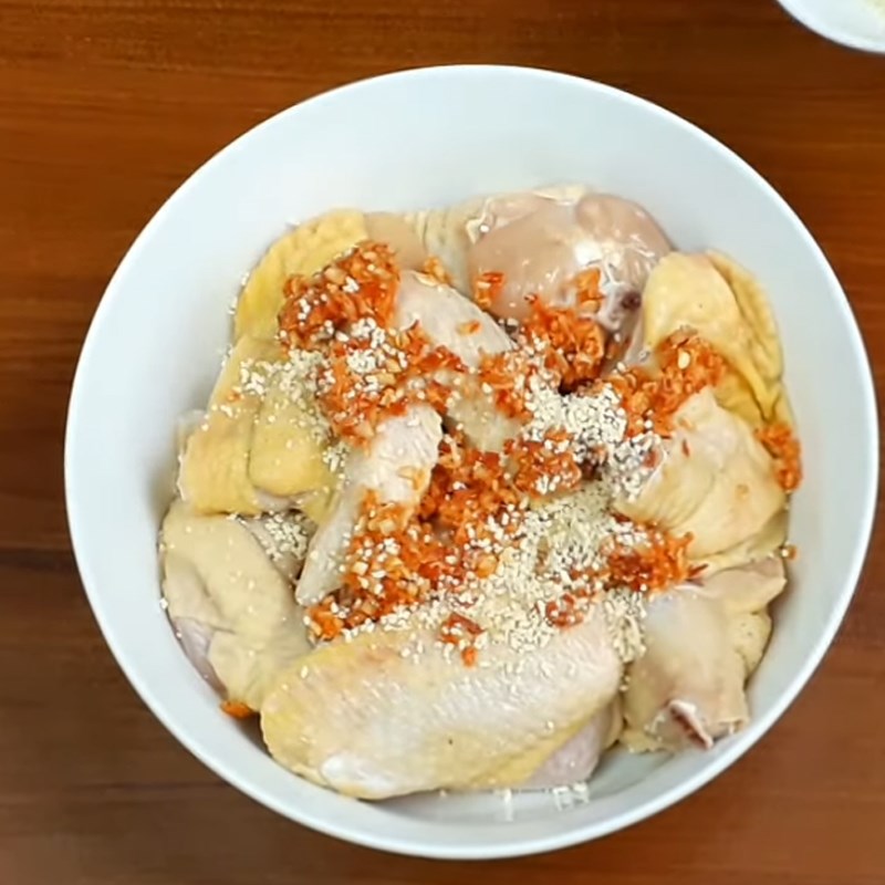 Bước 2 Ướp gà Gà chiên ngũ vị hương mật ong