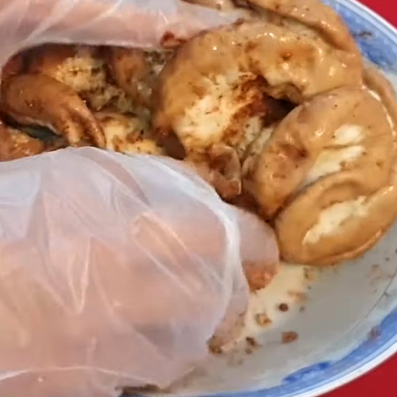 Bước 2 Ướp phèo bò Lòng bò non ( phèo bò) khìa nước dừa