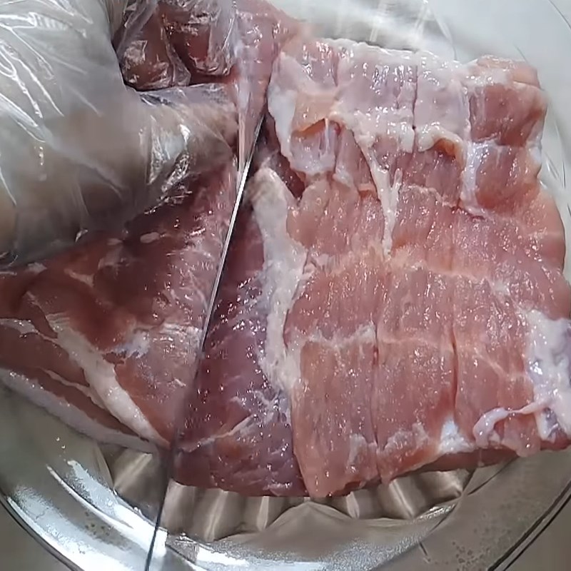 Bước 2 Ướp thịt Jambon thịt nguội