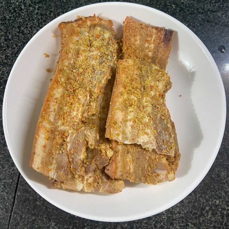 Bước 2 Ướp thịt Ba rọi chiên sả ớt bằng nồi chiên không dầu