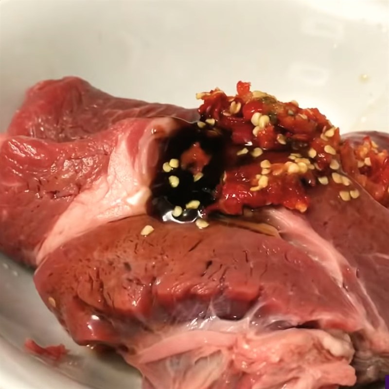 Bước 2 Ướp thịt bò Bò nướng muối ớt