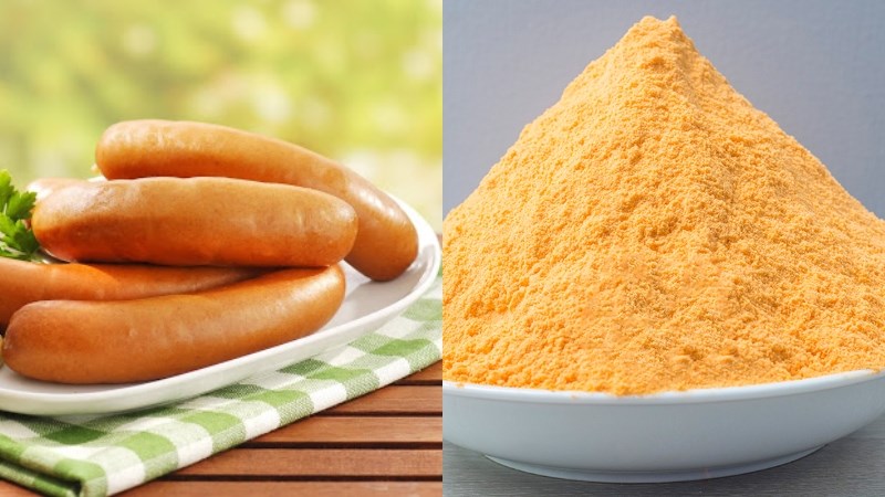 Nguyên liệu món ăn xúc xích bạch tuộc lắc phô mai