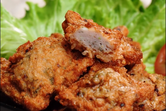 Bước 4 Thành phẩm Cơm cháy chả cá