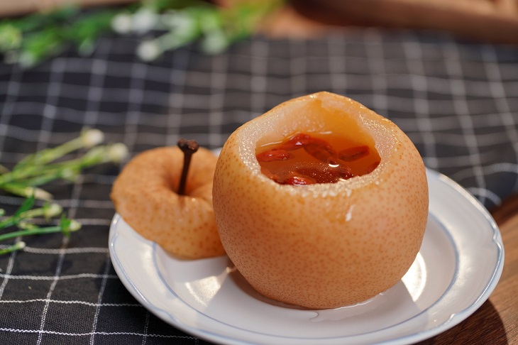 Bước 3 Thành phẩm Lê chưng đường phèn