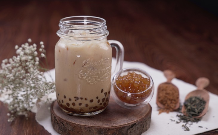 Bước 3 Thành phẩm Trà sữa nướng trân châu hoàng kim