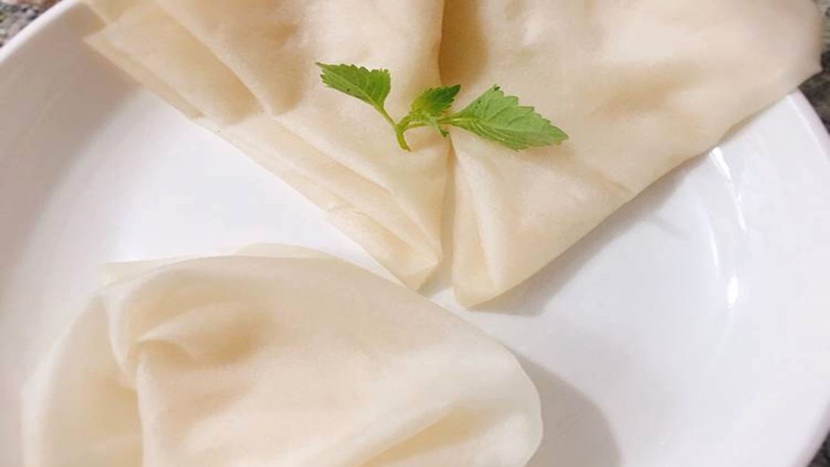 Vỏ bánh tráng cuốn chả giò bò bía - vỏ ram