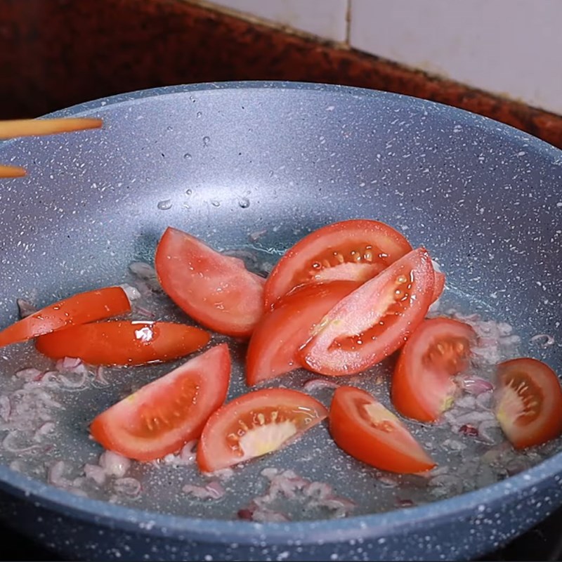 Bước 4 Xào cải chua Canh cải chua sườn non heo