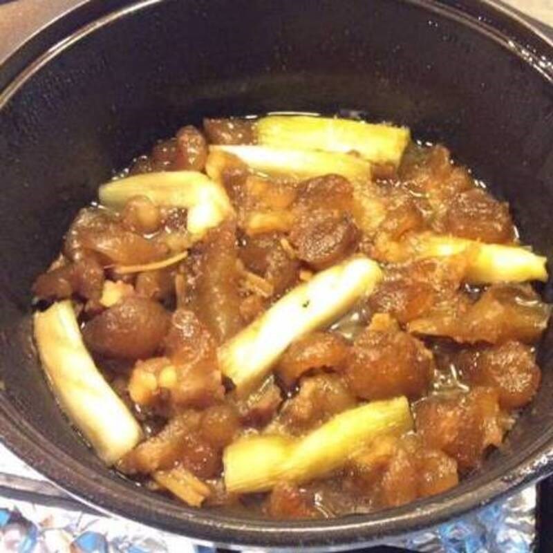Bước 3 Xào gân bò Gân bò kho tộ