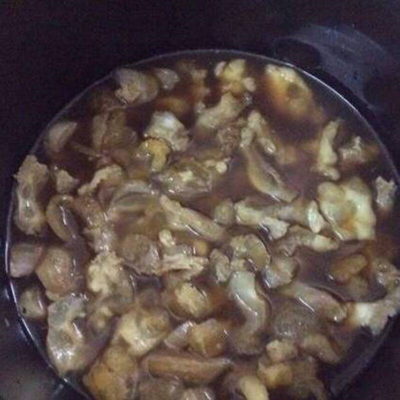 Bước 3 Xào gân bò Gân bò kho tộ