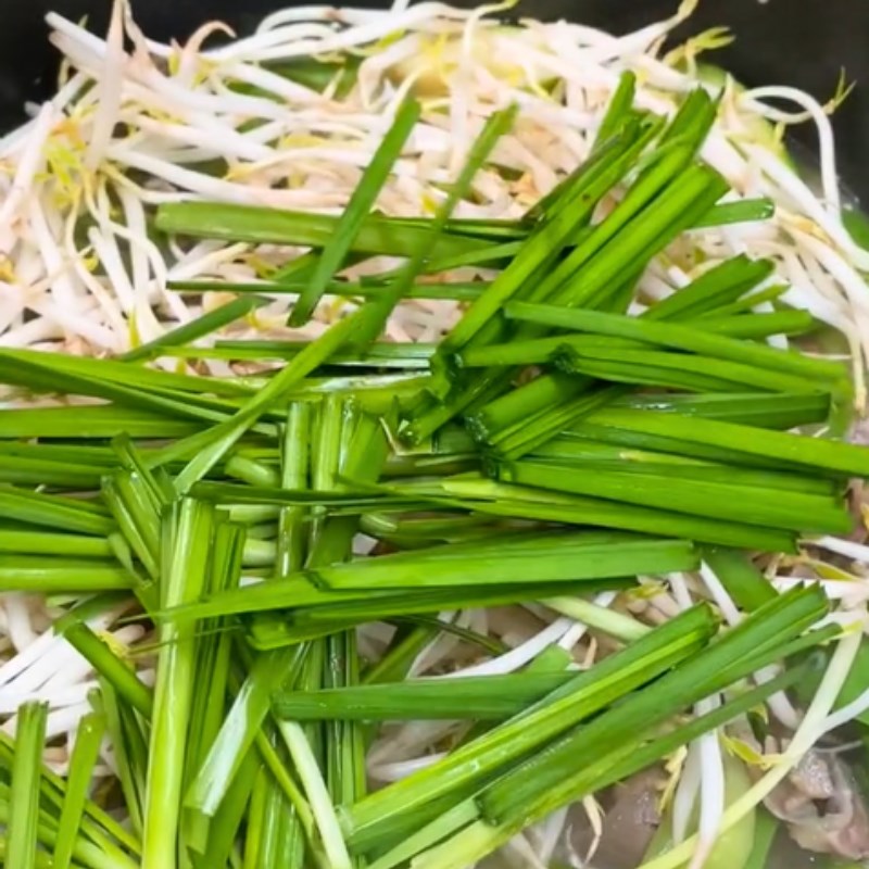 Bước 2 Xào mướp Lòng gà xào mướp (Công thức được chia sẻ từ Tiktok Cách Nấu Ngon cùng Cách Nấu Ngon)