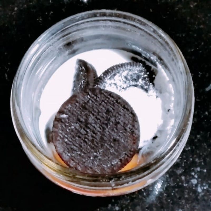 Bước 1 Xay bánh oreo Bánh rán doraemon oreo (công thức chia sẻ từ người dùng)