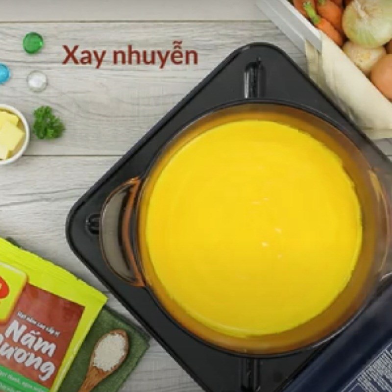 Bước 5 Xay mịn súp Súp thịt gà cà rốt