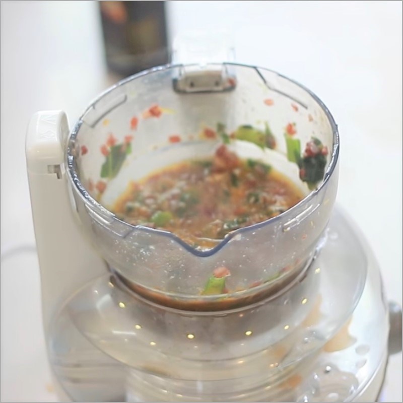 Bước 3 Xay nhuyễn cháo Cháo gạo lứt