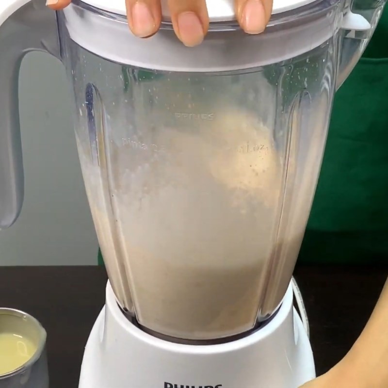 Bước 2 Xay sinh tố nhãn Sinh tố nhãn