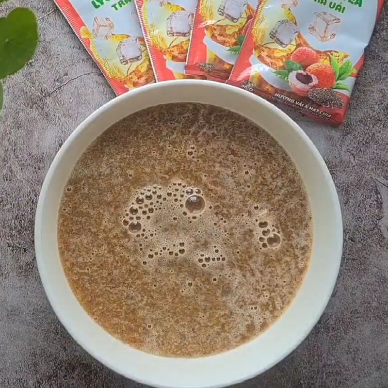 Bước 2 Xay vải Kem vải