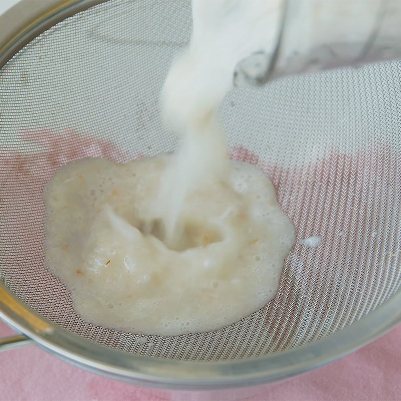 Bước 5 Xay vải Panna cotta thạch vải