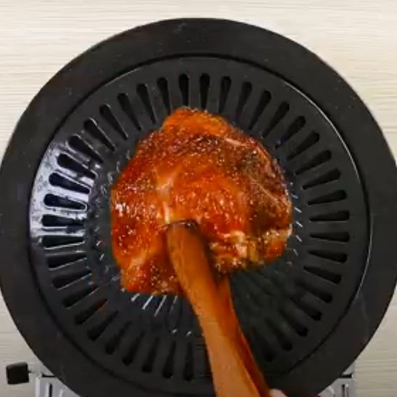 Bước 4 Nướng thịt Thịt nướng kiểu Thái