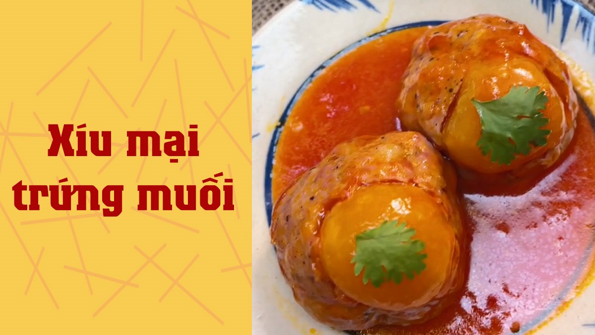 Xíu mại trứng muối (Công thức được chia sẻ từ TikTok Cách Nấu Ngon cùng Cách Nấu Ngon)