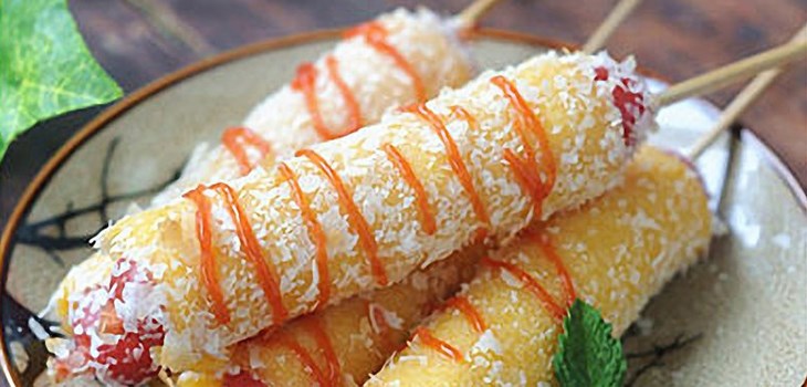 Xúc xích nướng bằng lò nướng