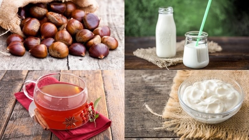 Nguyên liệu món ăn trà sữa hạt dẻ